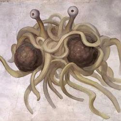 Flying Spaghetti Monster.
