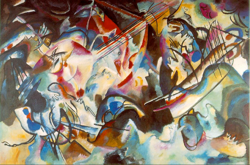 Wassily Kandinsky, Composition VI, 1913. (wikipaintings.org)