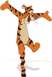 Being Tigger is what do what Tiggers do best.
