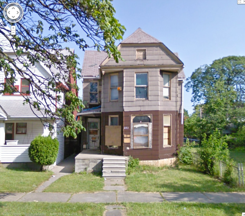 This is the actual house from Google street view.