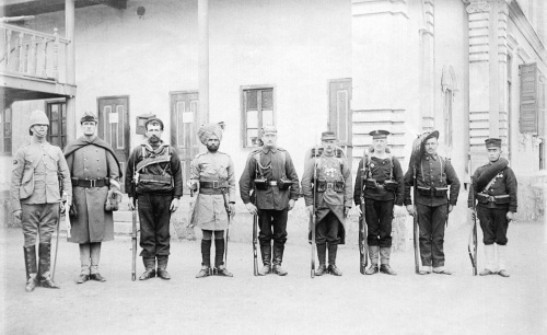Troops of the Eight-nation alliance, 1900. (wikipedia)