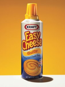 "Spray" isn't a word that should apply to cheese.