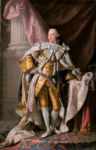 King George III by Allan Ramsay, 1762 What a dick.